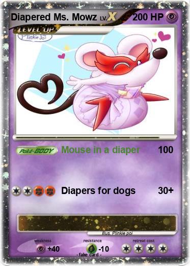 Pokemon Diapered Ms. Mowz