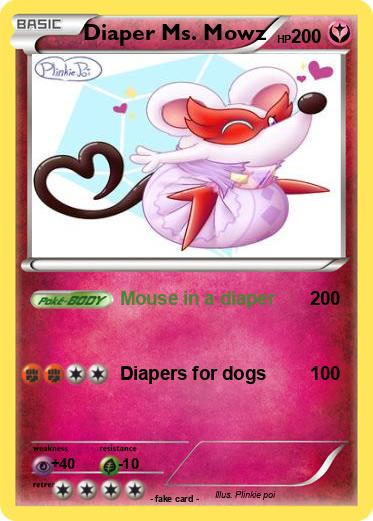 Pokemon Diaper Ms. Mowz