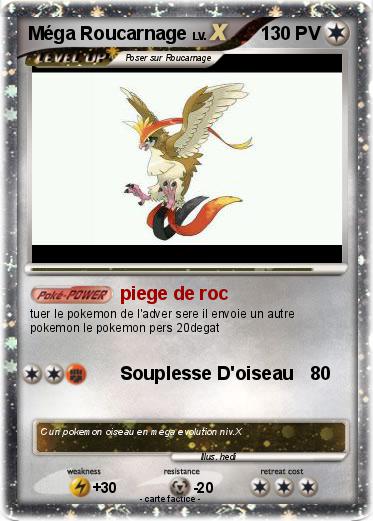 Pokemon Méga Roucarnage
