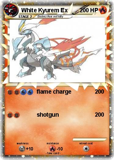 Pokemon White Kyurem Ex
