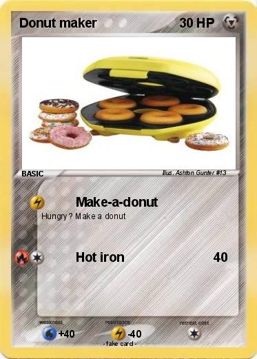 Pokemon Donut maker