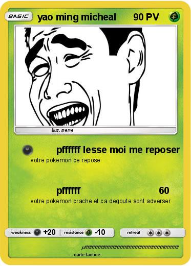Pokemon yao ming micheal