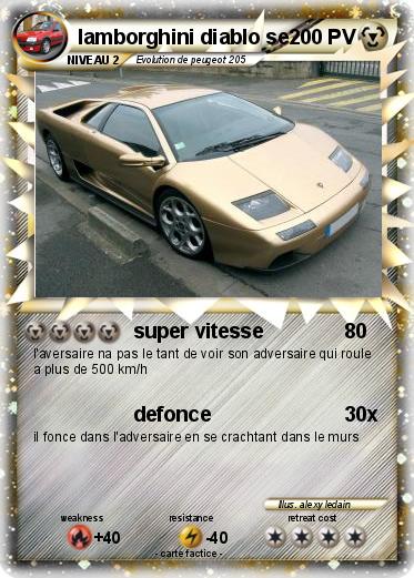 Pokemon lamborghini diablo se