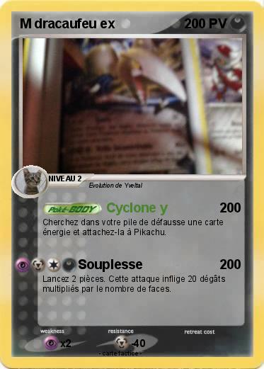 Pokemon M dracaufeu ex
