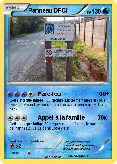 Pokemon Panneau DFCI