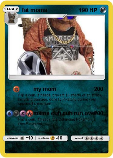 Pokemon fat moma