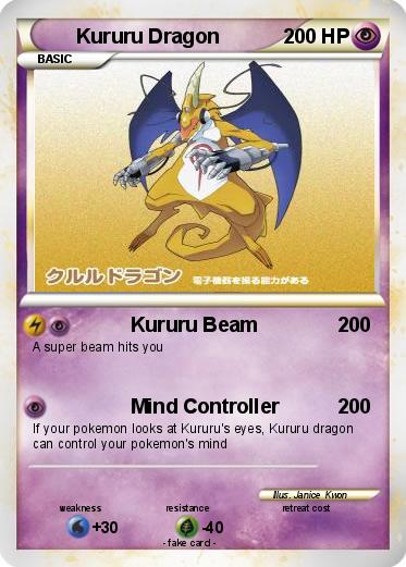 Pokemon Kururu Dragon