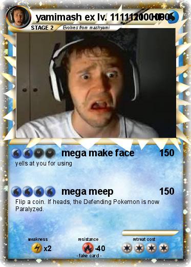 Pokemon yamimash ex lv. 111111100000