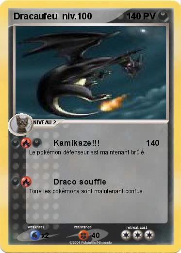 Pokemon Dracaufeu  niv.100