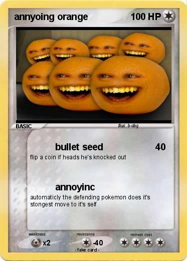 Pokemon annyoing orange