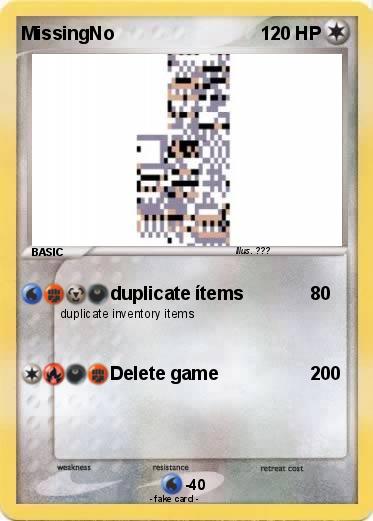 Pokemon MissingNo