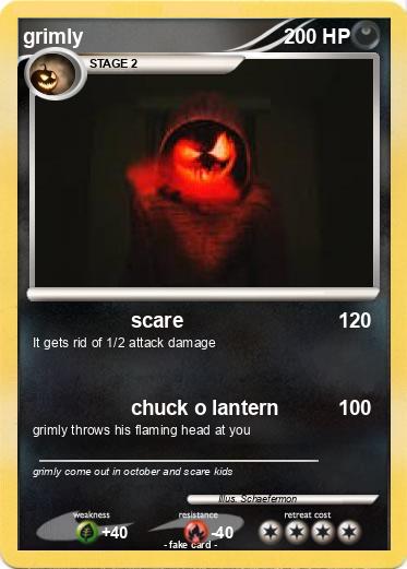 Pokemon grimly
