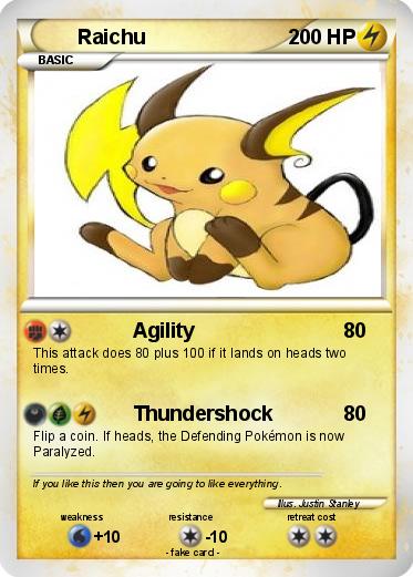Pokemon Raichu