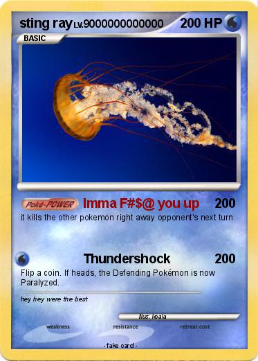 Pokemon sting ray