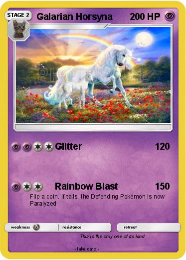 Pokemon Galarian Horsyna