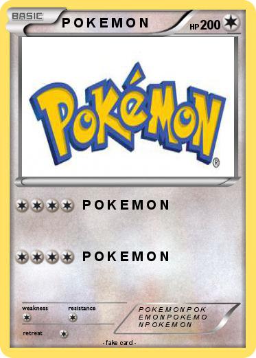 Pokemon P O K E M O N