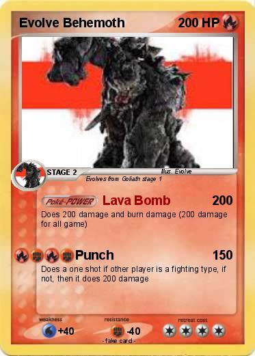 Pokemon Evolve Behemoth