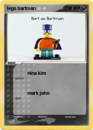 Pokemon lego bartman