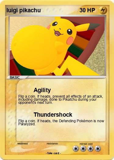 Pokemon luigi pikachu