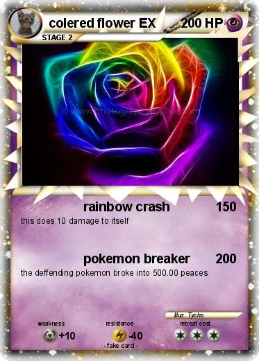 Pokemon colered flower EX