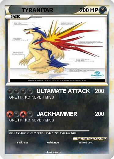 Pokemon TYRANITAR