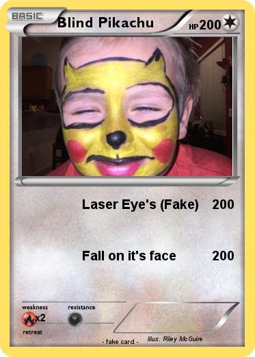 Pokemon Blind Pikachu