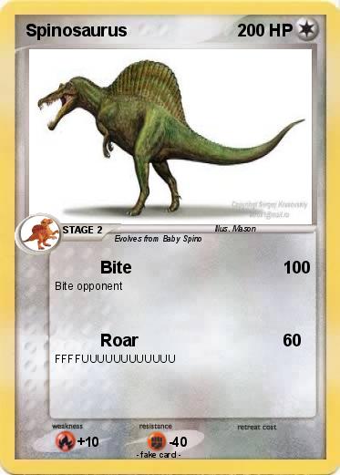 Pokemon Spinosaurus