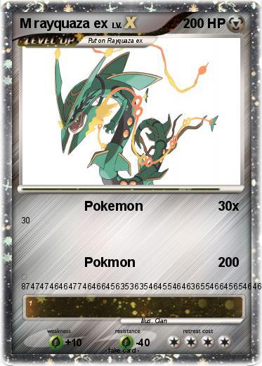 Pokemon M rayquaza ex