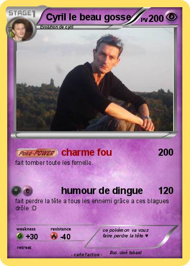 Pokemon Cyril le beau gosse