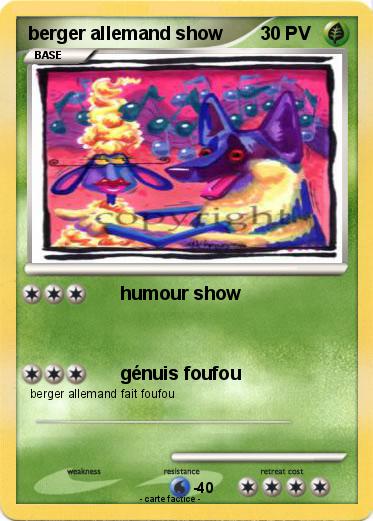 Pokemon berger allemand show