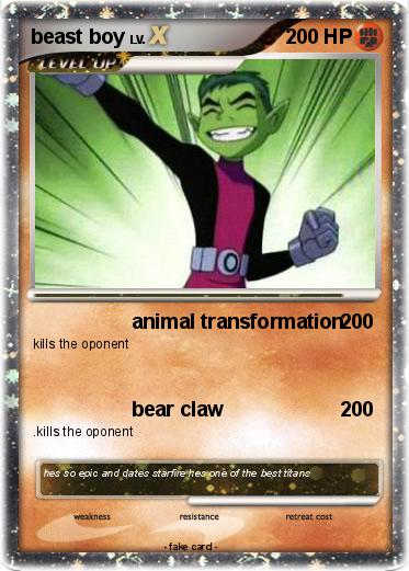 Pokemon beast boy