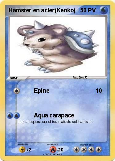 Pokemon Hamster en acier(Kenko)