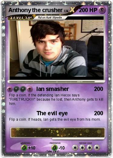 Pokemon Anthony the crusher