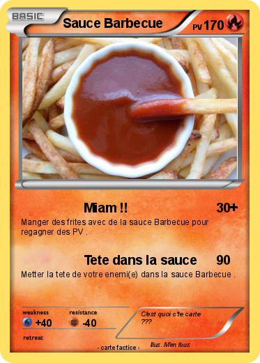 Pokemon Sauce Barbecue