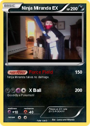 Pokemon Ninja Miranda EX