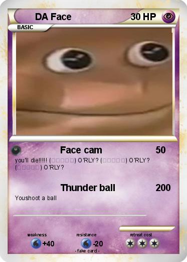 Pokemon DA Face