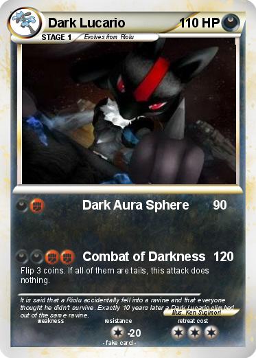 Pokemon Dark Lucario