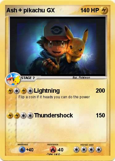Pokemon Ash + pikachu GX