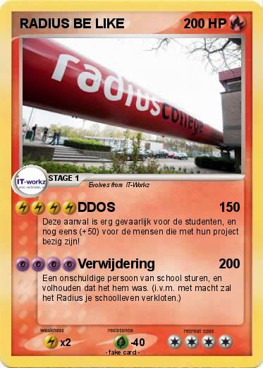 Pokemon RADIUS BE LIKE