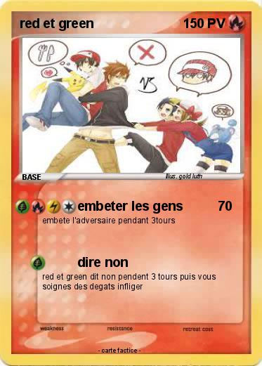 Pokemon red et green