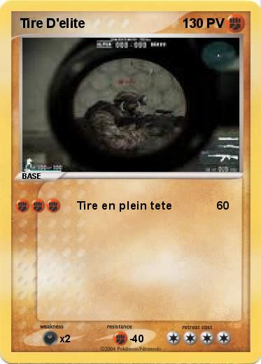 Pokemon Tire D'elite
