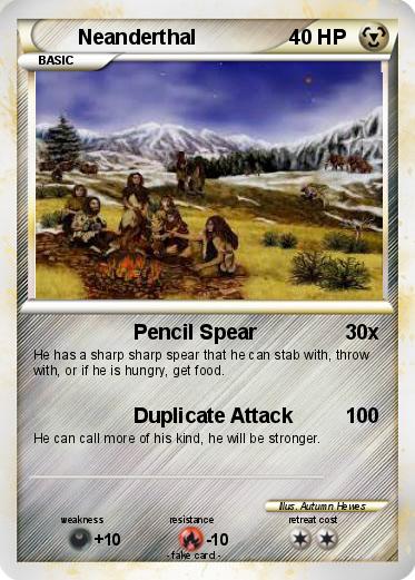 Pokemon Neanderthal
