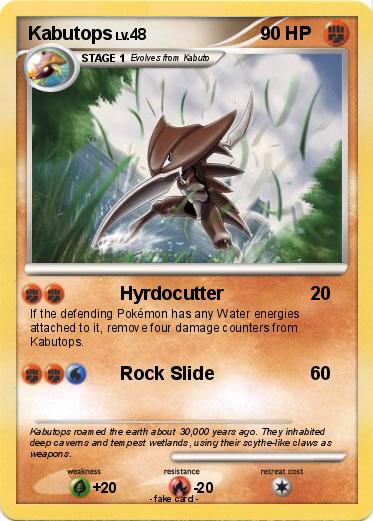 Pokemon Kabutops