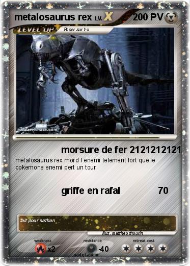 Pokemon metalosaurus rex