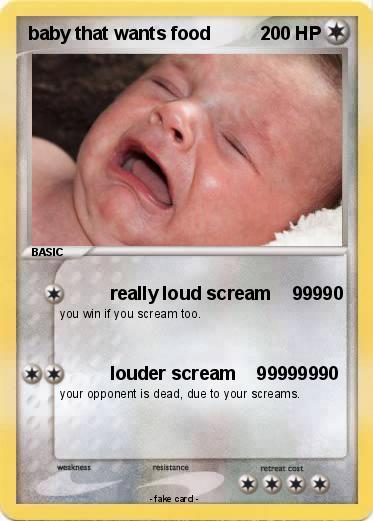 Pokemon baby that wants food