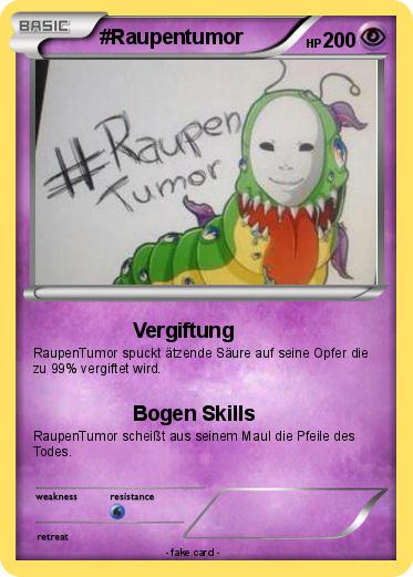 Pokemon #Raupentumor
