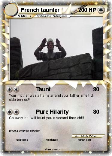 Pokemon French taunter
