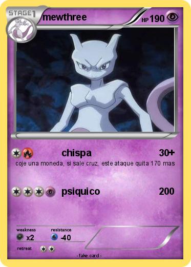 Pokemon mewthree