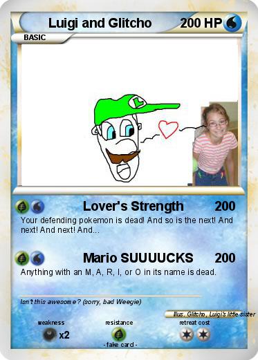 Pokemon Luigi and Glitcho