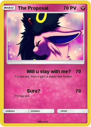 Pokemon The Proposal